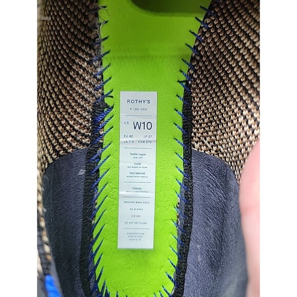 Rothy's Almond  Loafers In Desert Cat Leopard Print Size 10 - Picture 5 of 7